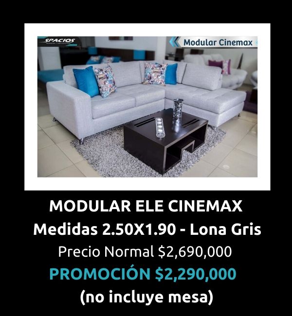 Oferta Muebles Modular Ele Cinemax