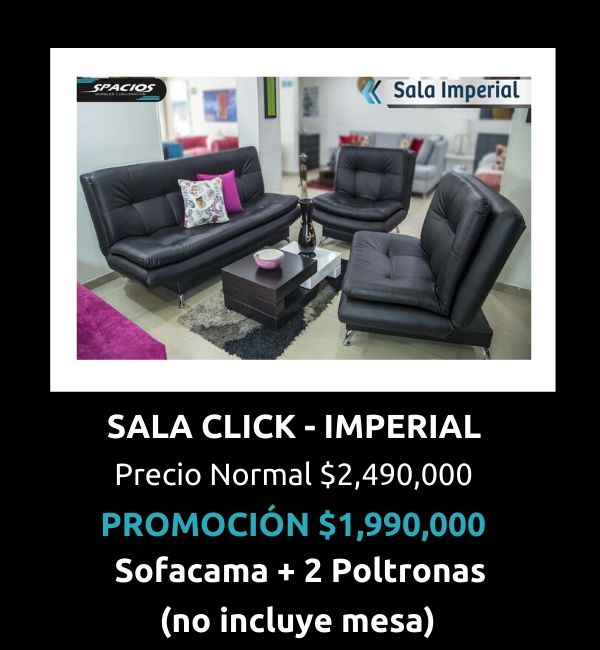 Oferta Muebles Sala Click Imperial